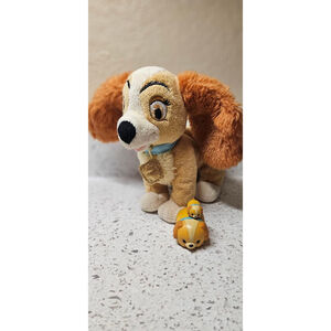 Disney Lady and the Tramp Plush & Tsum Tsum Figures Set – Lady